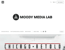 Tablet Screenshot of moodymedialab.com
